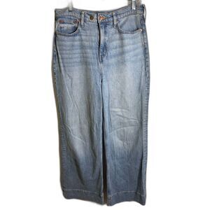 J.Crew Wide-Leg Trouser Jeans Women’s 29 High-Rise Light Wash